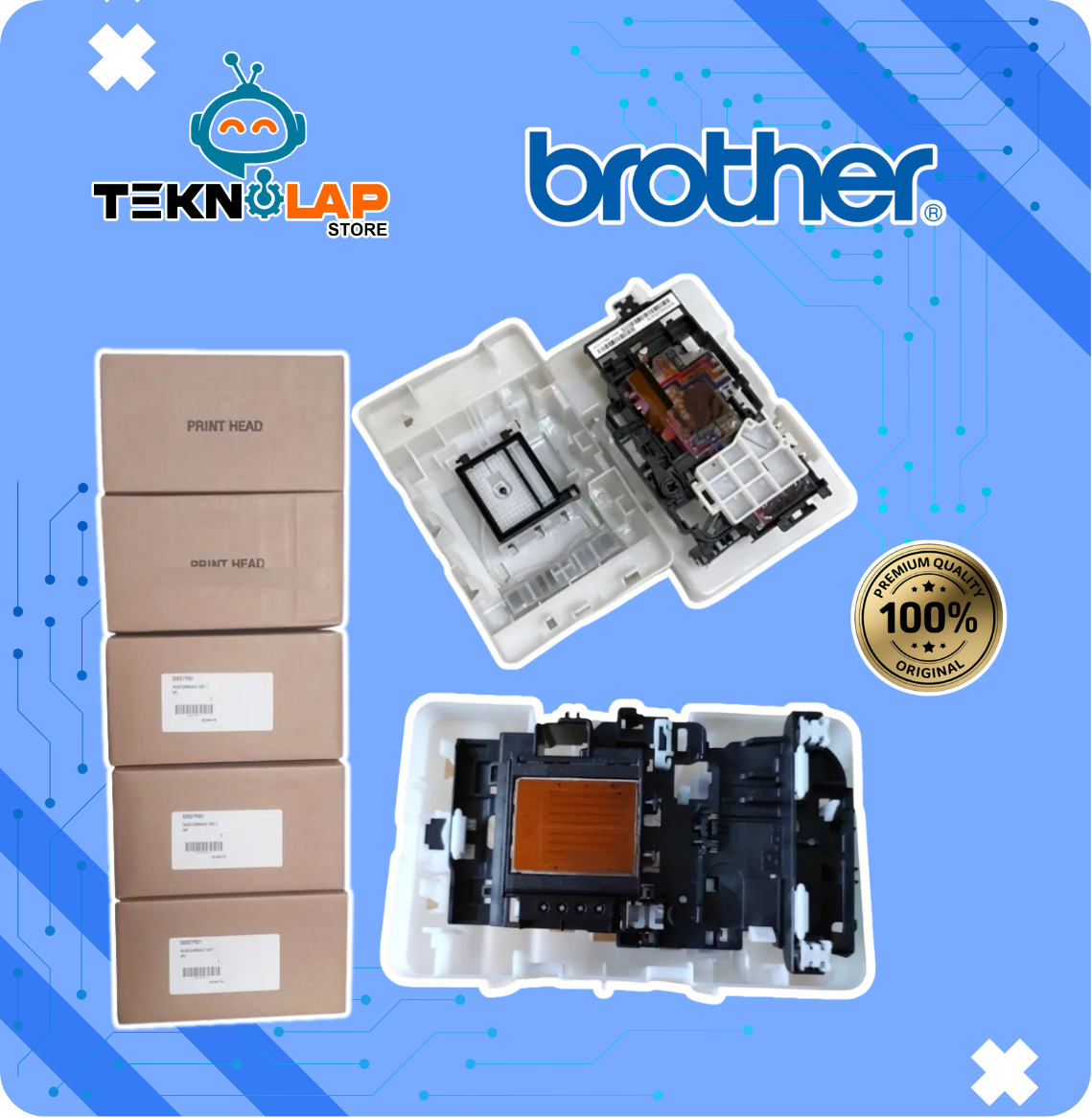 Cabezal de Impresión Brother (LK8681001) Original Negro HL-T4000DW, MFC-T4500DW