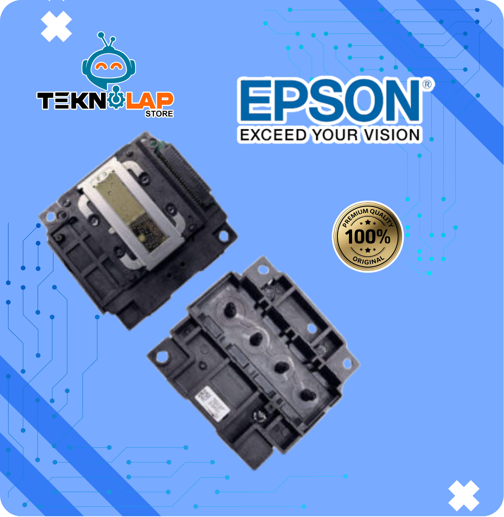 Cabezal Epson L210 / L220 / L300 / L310 / L350 / L365 / L380 / L395 / L455 / L475 / L495 / L575 (FA040610041) Original