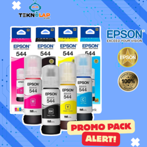 Pack De 4 Botellas De Tinta Epson T544 Negro/Cyan/Magenta/Amarillo
