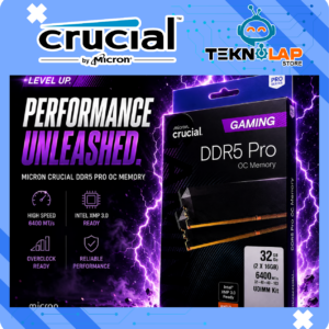 Memoria RAM Crucial Pro OC DDR5 6400MHz 32GB 2x16GB CL38 Intel XMP 3.0 y AMD EXPO