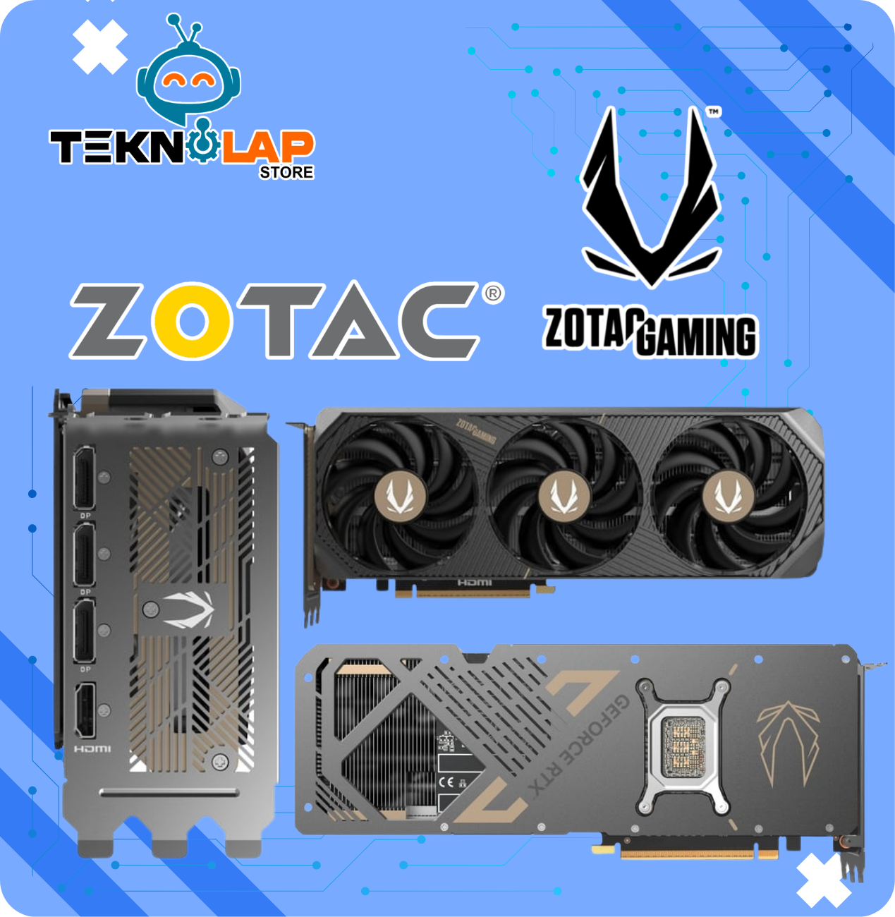 TARJETA DE VIDEO GDDR7 16GB RTX 5080 ZOTAC SOLID OC NVIDIA GEFORCE 256 BITS - Imagen 2