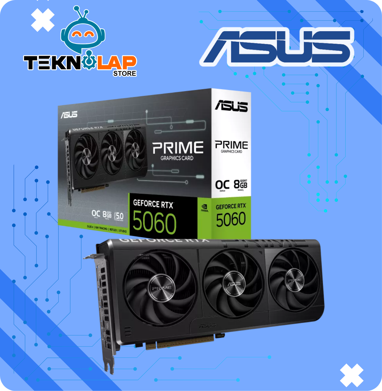 TARJETA DE VIDEO ASUS PRIME GEFORCE RTX 5060 8GB GDDR7 OC Edition