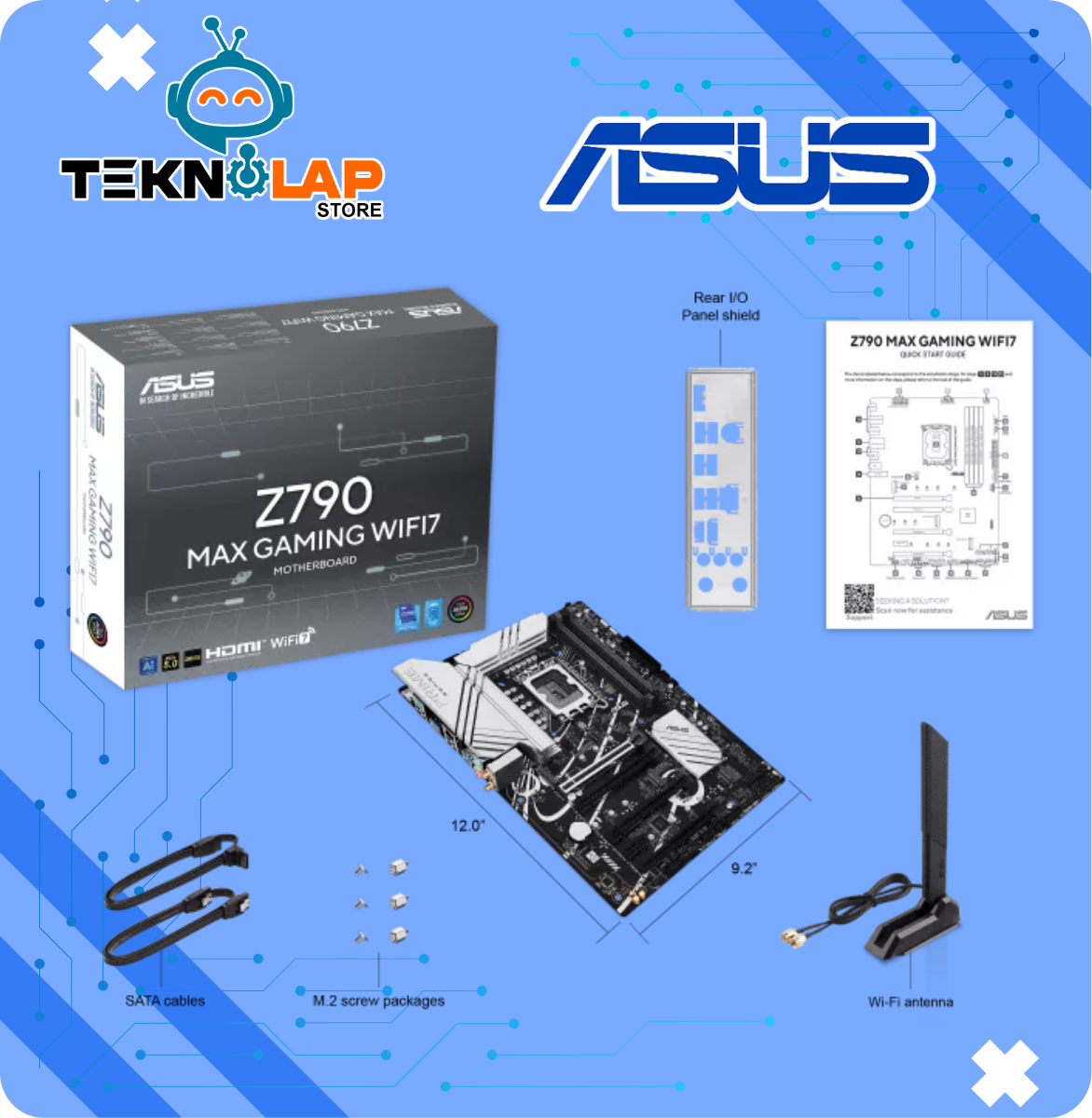 ASUS Z790 MAX Gaming WIFI7 Intel Z790 (LGA 1700) Placa base ATX con PCIe 5.0 - Imagen 3