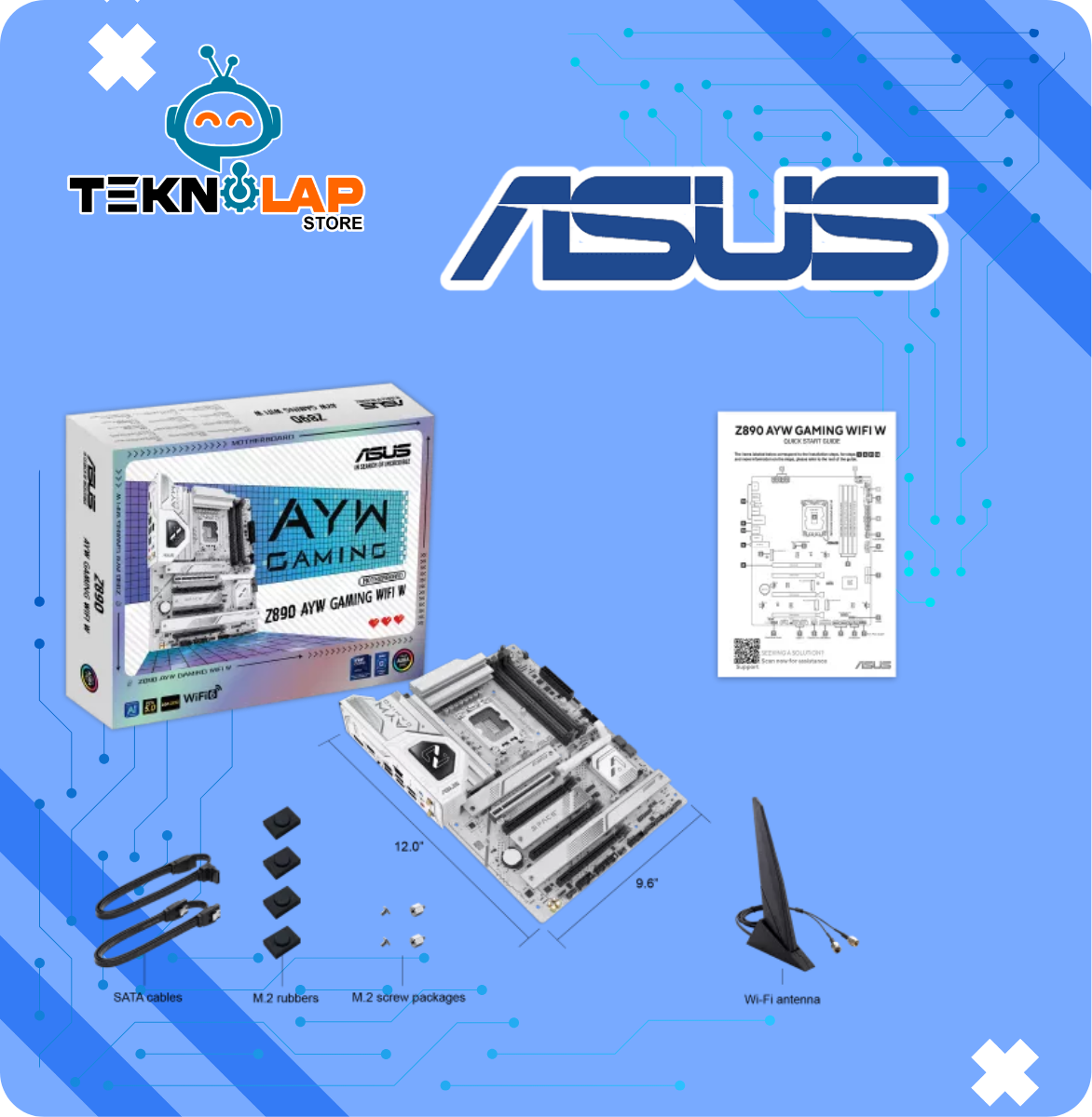 PLACA ASUS Z890 AYW GAMING WIFI W ATX DDR5 LGA 1851 - Imagen 2