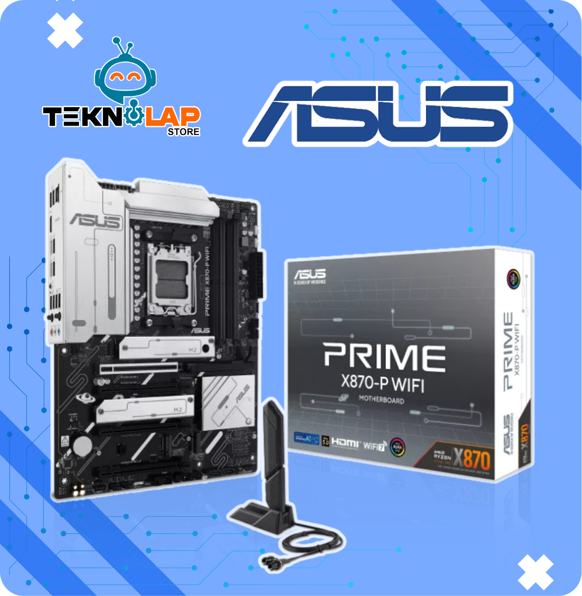 PLACA ASUS PRIME X870-P WIFI ATX DDR5 AMD AM5